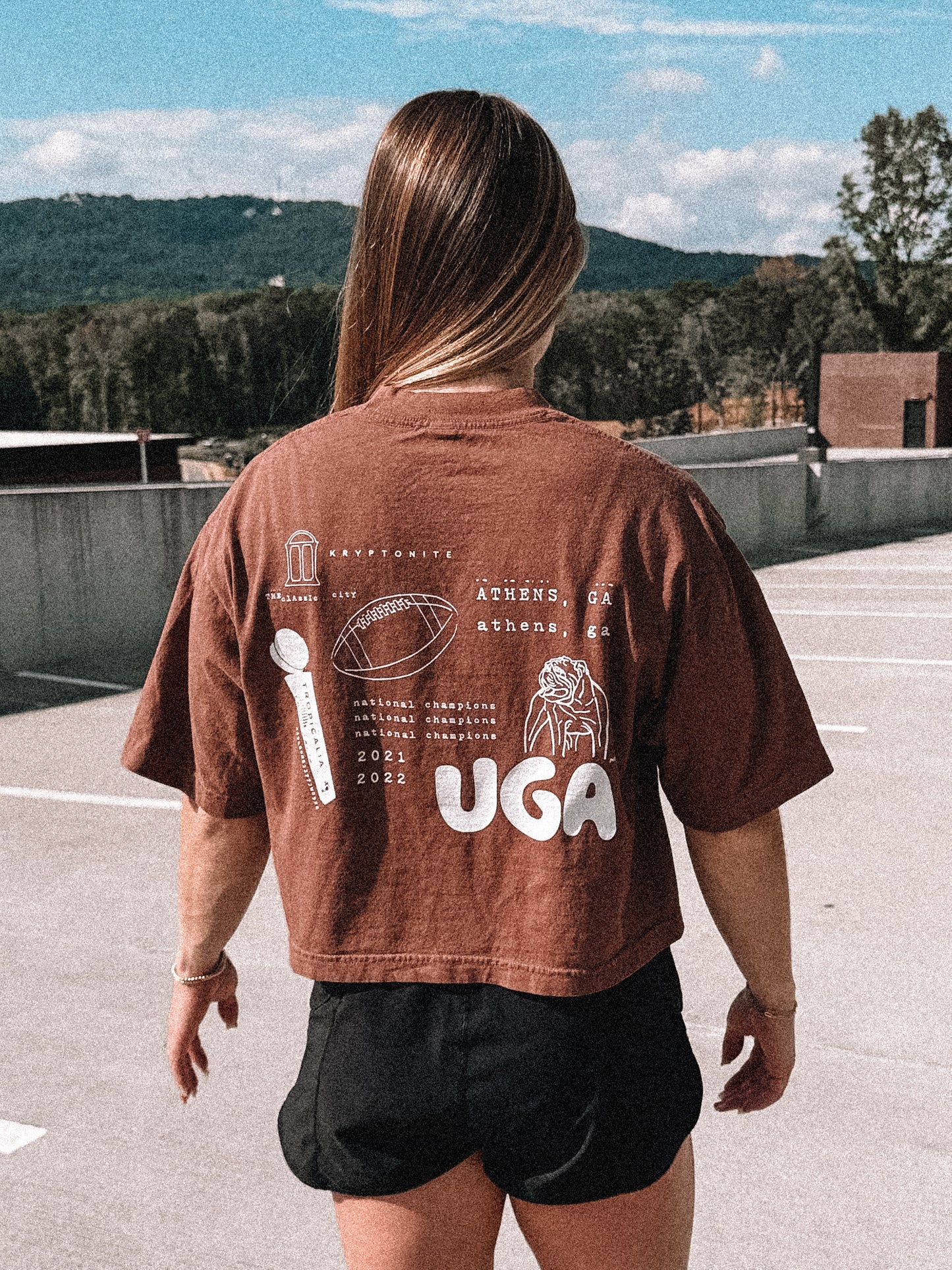 Destination: ATHENS Crop Tee 2024
