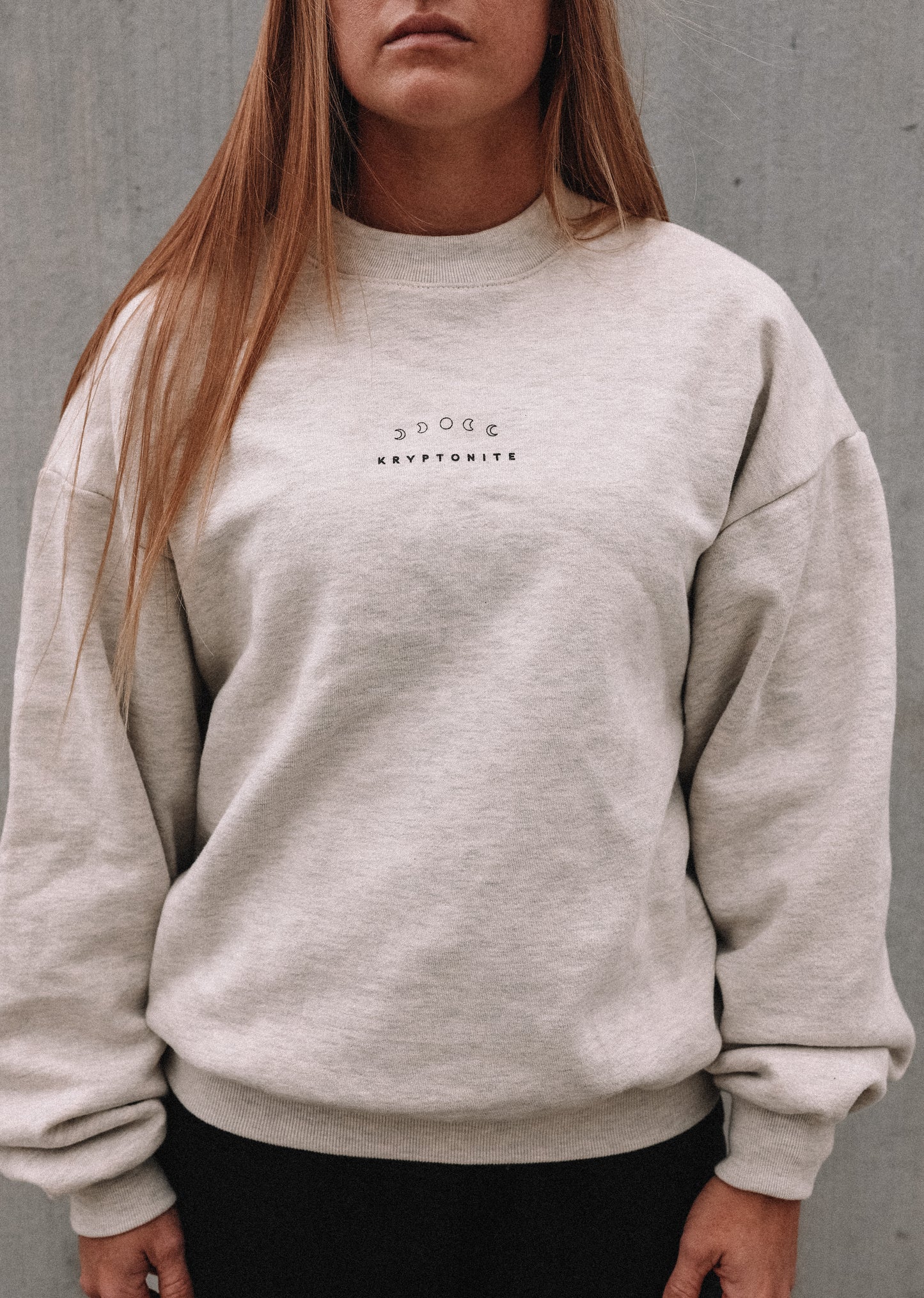 Classic Oversized Moon Crew Neck