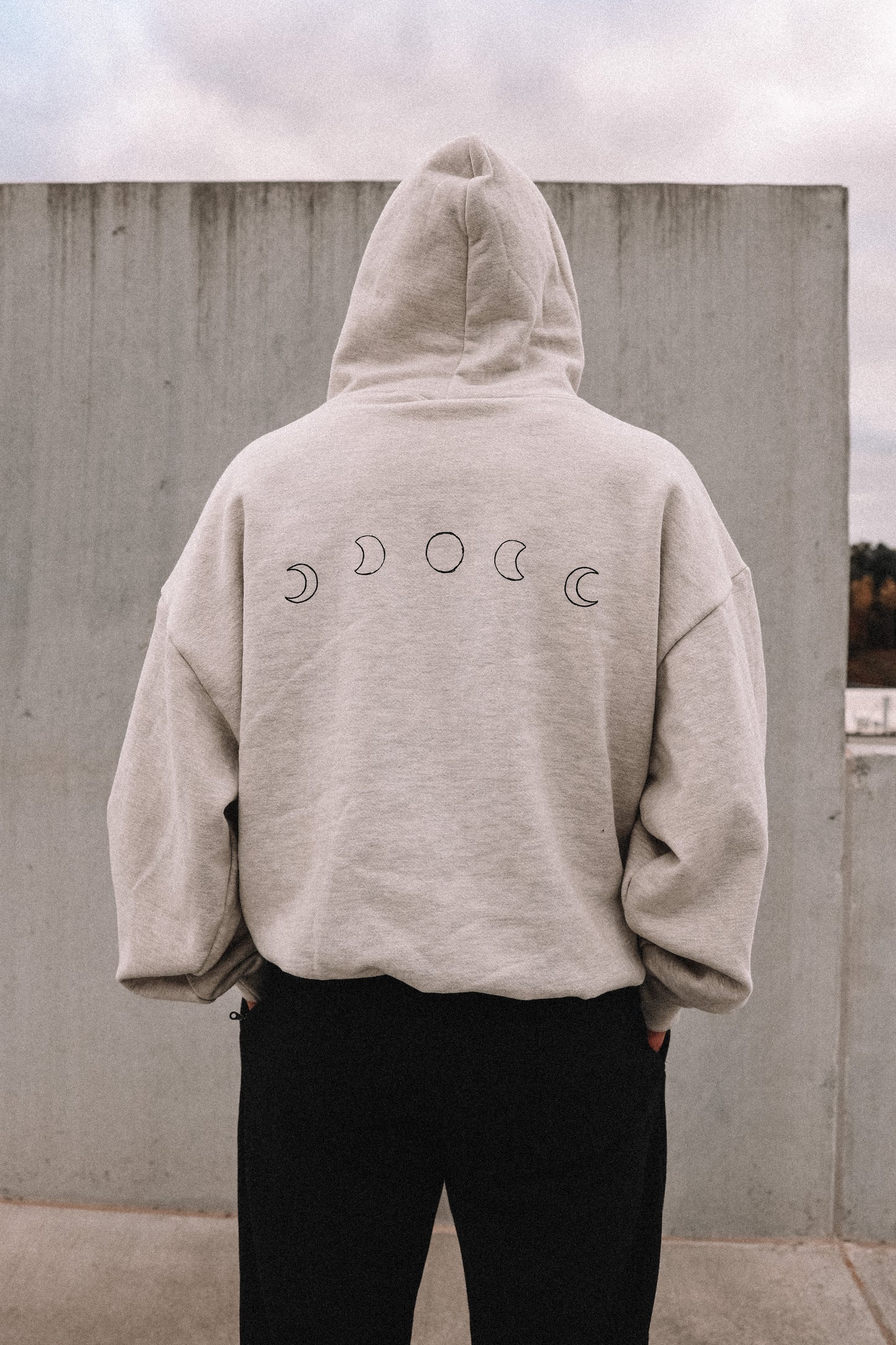 Classic Oversized Moon Hoodie