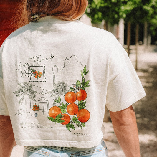 LTD Viva Florida Crop Tee