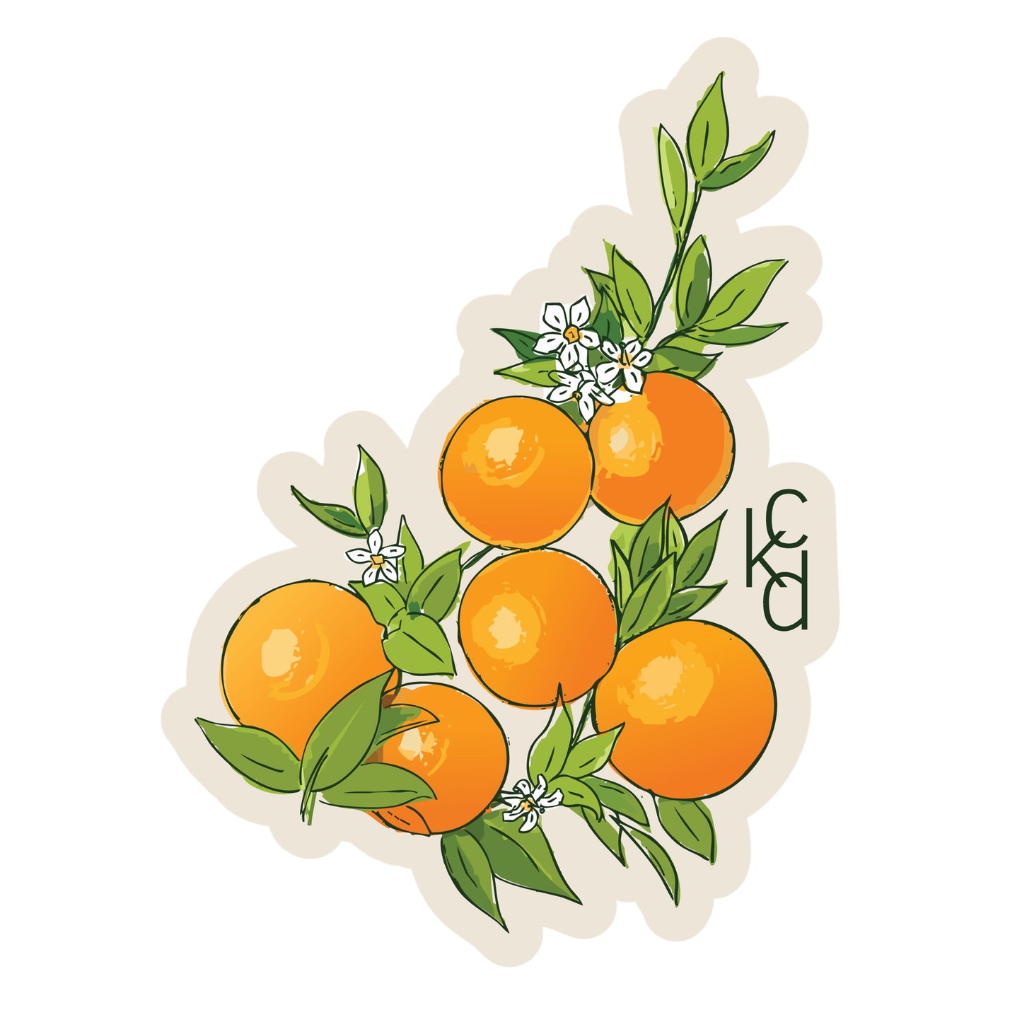LTD Viva Florida Orange Grove Pin